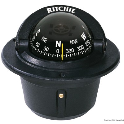 Kompass flush Ritchie-svart