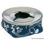 Ashtray stainless steel blue