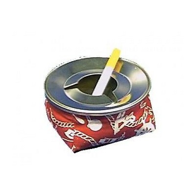 Ashtray stainless steel red