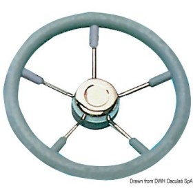 320 mm gray steering wheel