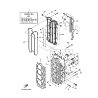 Cilinder in bloku motorja 2 F150A-FL150A