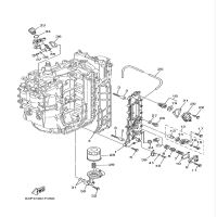 De cilinder en het carter 3 F150A-FL150A