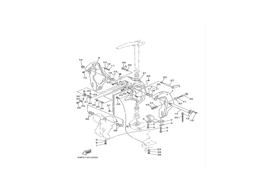 Engine support F150A-FL150A