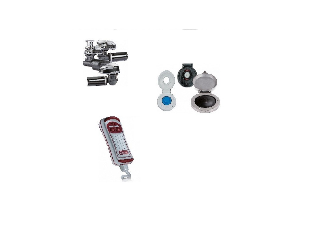 Anchor windlass, winches and accessories for boat