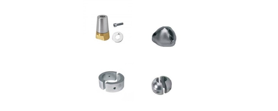 Anodes for axles and propellers Sacrificial anodes Boat maintenance