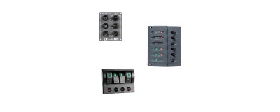 Panels and electrical panels for boats